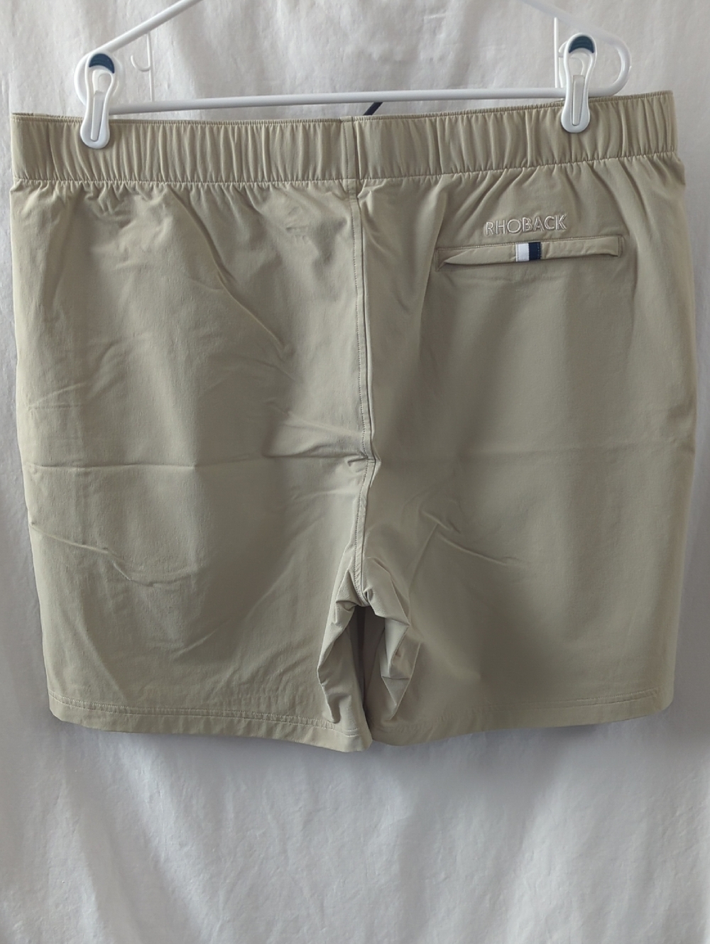 Rhoback Everyday Performance Shorts Dune Khaki Tan Size 3XL